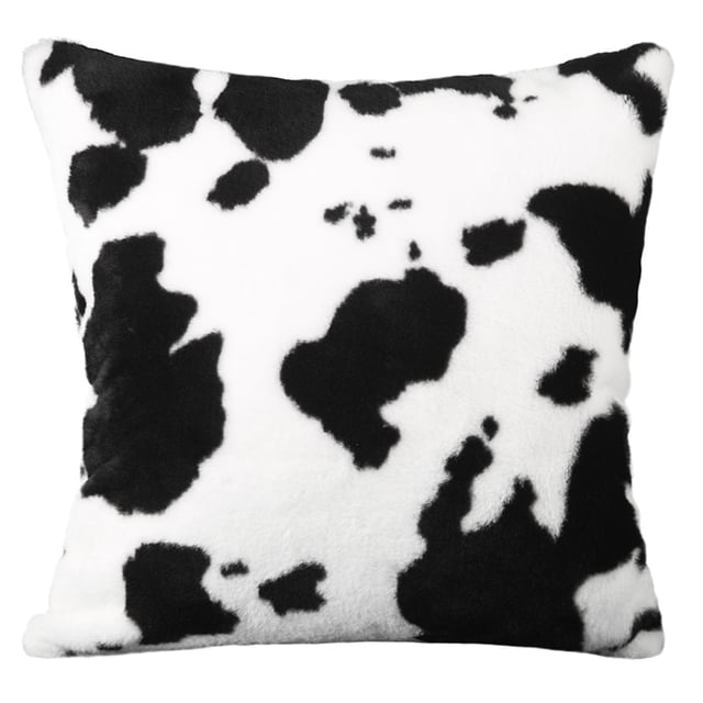 Throw Pillow Covers Cow Spots Decorative Square Cushion Covers Case for Home