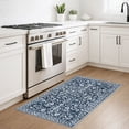 thumbnail image 2 of GLATTICE Indoor Doormat 2x3 Small Area Rugs Washable 2x3 Front Door Mat Entrance Doormat Non Slip Rubber Backed Entryway Rug for Entry Kithen Bedroom, Navy and White, 2 of 7