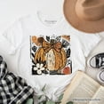 thumbnail image 6 of Pumpkin Fall Floral T-Shirt, Thanksgiving Coquette Bow Tee, 6 of 6