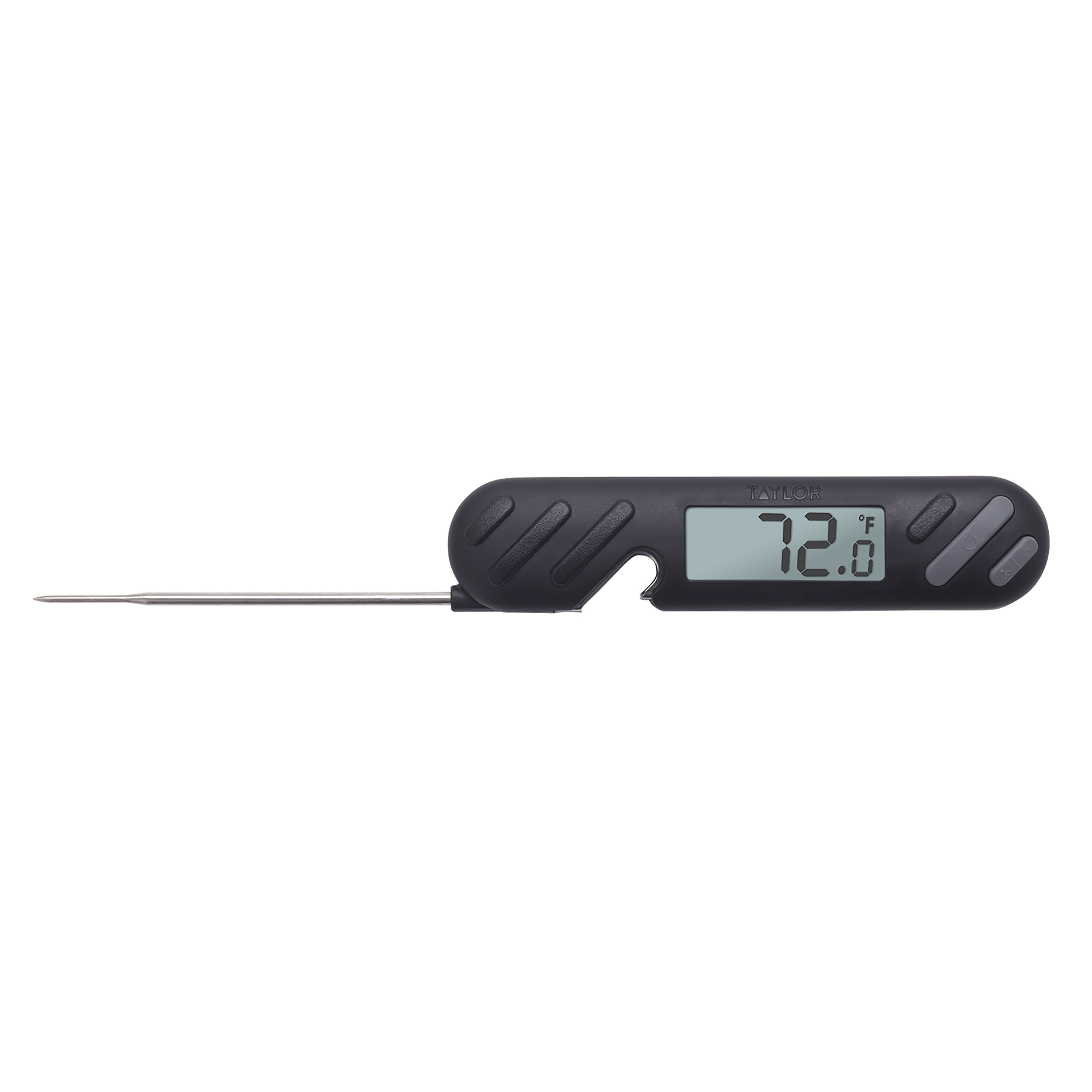 Taylor Digital Folding Probe Thermometer with Bottle Opener Walmart