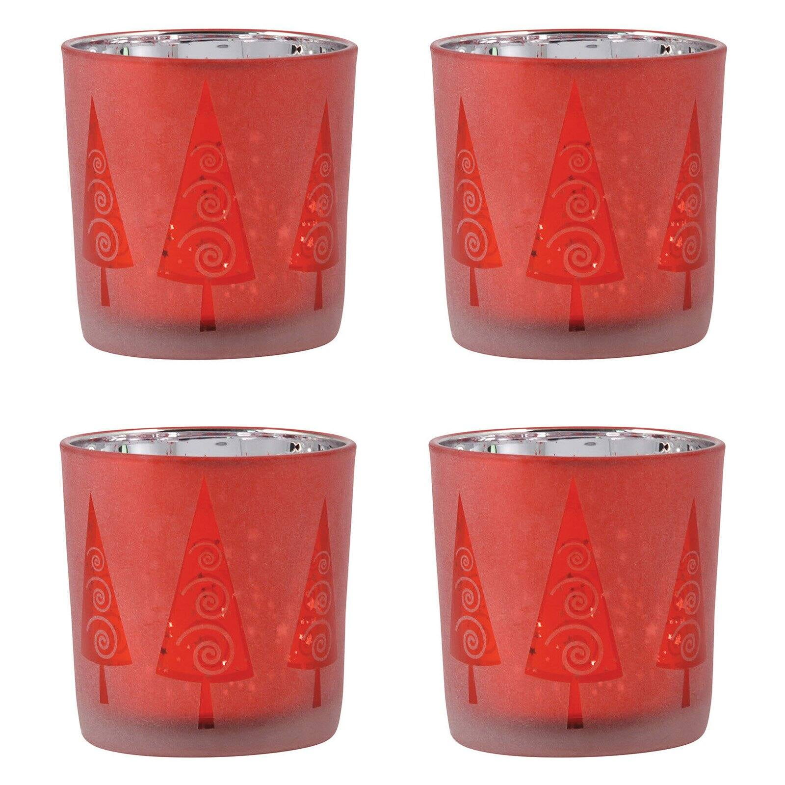 Pomeroy Modern Tree Votive Candle Holder Set of 4