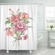 thumbnail image 1 of Cortina de Ducha ABPHQTO Ramo de Acuarela de Flores en Blanco 165x180 cm, 1 of 2