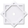 thumbnail image 3 of 38"OD x 2"ID x 21"C x 1"P Axel Architectural Grade PVC Contemporary Ceiling Medallion, 3 of 7