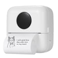 thumbnail image 1 of Portable Mini Pocket Printer Wireless Bluetooth Thermal Printer Photo Annotation Error Memo Thermal Printer Easy to Operate White, 1 of 8