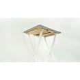 thumbnail image 6 of Mainstays Folding TV Tray Table, Rubberwood, Seaside, 19" x 14.5" x 26", Indoor, 1 Piece, 6 of 12