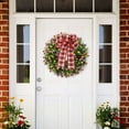 thumbnail image 3 of Huanglei Elegant Bow Hanging Ornament For Festive Holiday And Home Party Décor With Classic Red Green Design, 3 of 3