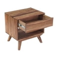 thumbnail image 6 of Porter Designs Fusion Solid Sheesham Wood Nightstand - Light Brown, 6 of 9
