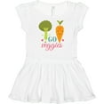 thumbnail image 3 of Inktastic Vegan Go Veggies Vegetarian Girls Baby Dress, 3 of 5