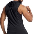 thumbnail image 3 of JTieacloth Top Hanger Male Sports Vest Men's Mesh Breathable Fitness Vest Sweaty Running Hooded Basketball Vest, 3 of 4