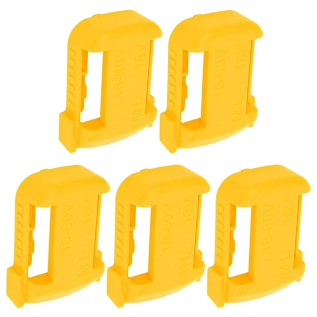 Soportes de batería en V, 5 piezas Soporte de fijación de batería de almacenamiento de batería de litio Ranura para cinturón de batería Diseñado para precisión