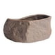 thumbnail image 3 of Macetas suculentas de cerámica DYNWAVEMX Maceta de portátil Macetas de bonsái con forma de piedra, 3 of 8
