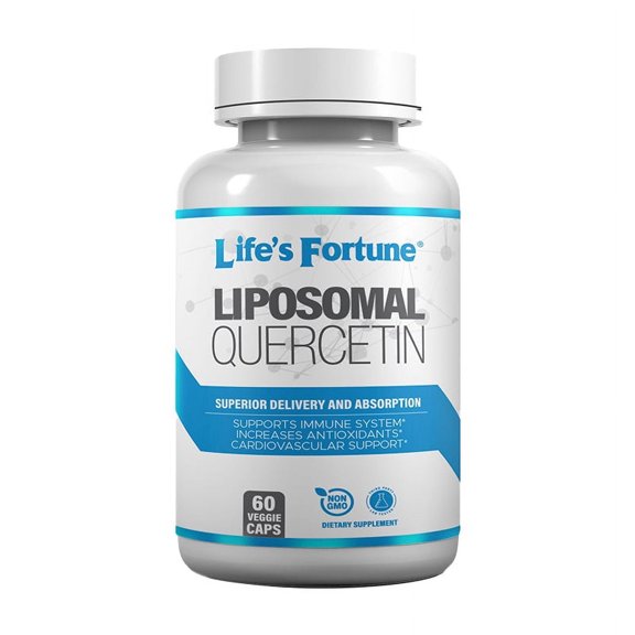 Life's Fortune Liposomal Quercetin 250 mg, Supports Immune System, 60 Caps