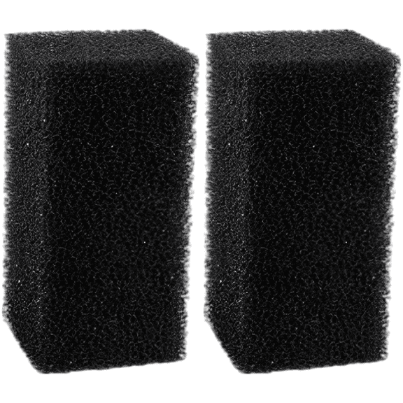 2 Pcs Aquarium Filter Sponge, 2.4 x 1.3 x 1.3 in Prefilter Sponge for Aquarium, High Density Bio Filter Foam for Fish Tank Waste Collection, Water Purification, and Debris Filtration