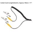 thumbnail image 2 of Anti-Static ESD Grounding Cable Coiled Cord, with Double Alligator Clip Claw 1pcs, 2 of 2