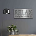 thumbnail image 4 of Luxe Metal Art 'Relax' by Susie Boyer, Metal Wall Art, 24"x12", 4 of 9