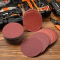 thumbnail image 5 of Veeki PSA Sanding Discs, 12-inch Self Stick Adhesive Back Sandpaper, 100 Grits No-Hole Aluminum Oxide Sanding Paper, for Random Orbital Sander, Wood, Metal Polishing, 5 Pcs-0621, 5 of 5