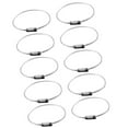 thumbnail image 5 of HERFIER 10pcs Steel Wire Keychains Cable Key Rings Holder for Hiking Luggage ID Tags, 5 of 8