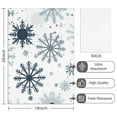 thumbnail image 2 of 6 Pcs Funny Kitchen Towels,Blue Christmas Snowflake Pattern Microfiber Dish Towels,Kitchen Tea Towels,Kitchen Towel Set (18" X 26"), 2 of 7