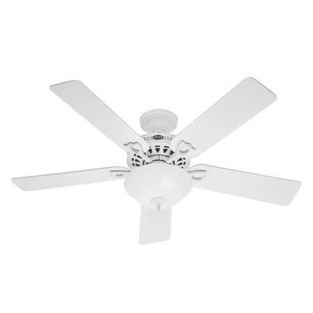 

Hunter 52 Astoria White Ceiling Fan with Light Kit and Pull Chain