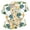 01-Army Green, variant on Hawaiian Scrub Tops for Women Short Sleeve Vneck Stretch Holiday Scrub Shirt Cute Floral Print Nursing Workwear with 2 Pockets White XL