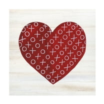 Trademark Fine Art 'Rustic Valentine Heart IV' Canvas Art by Kathleen Parr McKenna