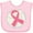 AD-Pink, variant on Inktastic Breast Cancer Volleyball Pink Ribbon Sports Gear Boys or Girls Baby Bib