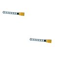 thumbnail image 2 of Monstrate Percha de secado de ropa Estante de ventana de servicio pesado Bastidores colgantes de servicio pesado Soporte ajustable Accesorio telescópico Azul 2piezas Monstrate CBP312758, 2 of 6