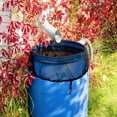 thumbnail image 3 of Mesh Cover for Rain Barrels - 4pcs 95cm Rain Barrel Netting with Drawstring, Water Collection Buckets Tank Protector, 3 of 5