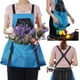 thumbnail image 5 of Delantal ajustable para adultos - Lona/color liso, con bolsillo/elegante, para cocina/jardín/trabajo, 5 of 5