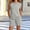 Gray, variant on Girls 2 Piece Outfits Sleeveless Tank Top and Shorts Set Summer Casual Athletic Clothes with Pockets White Size 12