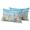 Blue, variant on Outdoor Pillow Covers 24x24 Set of 2, Summer Nautical Waterproof Patio Throw Pillow Covers for Couch Sofa Chair, Coastal Beach Starfish Coral Shell Blue Decorative Pillowcases for Throw Pillows