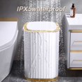 thumbnail image 4 of Injueey Cubo de basura sin contacto con Sensor, cubo de basura de inducción automática, impermeable, a prueba de fugas, cubo de basura, baño Almacenamiento y organización del hogar 12L Injueey HA067681-02, 4 of 6