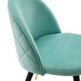 thumbnail image 4 of Modway Cordial Performance Velvet Dining Chairs - Set of 2 in Mint, 4 of 9