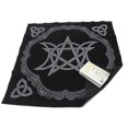 thumbnail image 2 of Tela de terciopelo grueso de alta calidad, tela de Tarot con pentagrama de Triple Luna, uso para suministros y herramientas de brujería Wiccan, 2 of 5