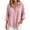 Pinks, variant on Women’s Hooded Long Sleeve Shirt, Button Front Pullover Tops with Drawstring Lightweight Loose Summer Daily Tops XXL