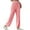 Red, variant on PXLKNZH Womens Pants with Pockets Trendy Gingham Print Wide Leg Straight Pants High Waist Drawstring Casual Pants LoungewearGreen,S