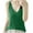 Green, variant on cocolona Womens Summer Knitted Tank Tops V Neck Sleeveless T-shirts Fashion Casual Loose Solid Color Tops