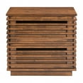 thumbnail image 3 of Zuo Modern 100577 Linea Table de Fin&44; Noyer, 3 of 8