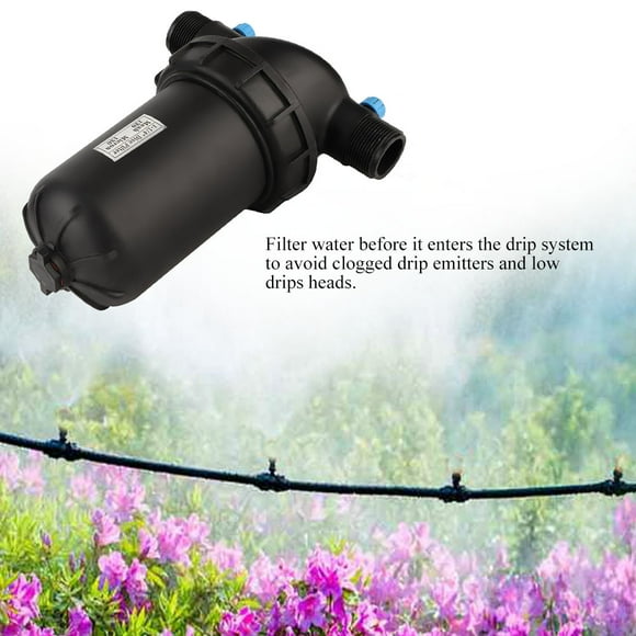 Filtro de Disco de Rosca Macho G1 1/4, Bomba de Riego por GOTEO Universal para Jardinería y Agricultura, Malla 120