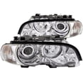 thumbnail image 2 of ANZO 2000-2003 BMW 3 Series E46 Projector Headlights w/ Halo Chrome, 2 of 6