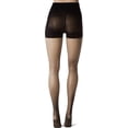 thumbnail image 4 of Hanes Womens Perfect Nudes Run Resistant Tummy Control Girl Short Hosiery, L, 4 of 5