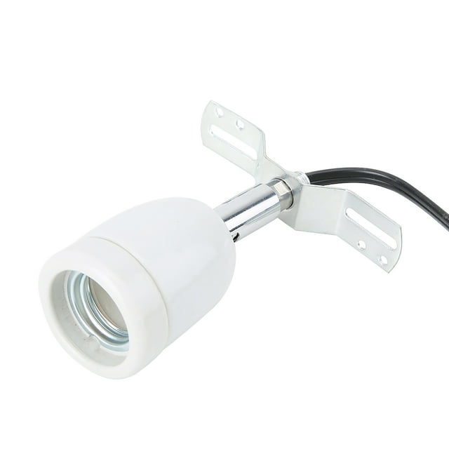 E27 giratorio reptil Pet Clip lámpara de calor bombilla Base soporte 300W 110-240V enchufe de EE. UU.