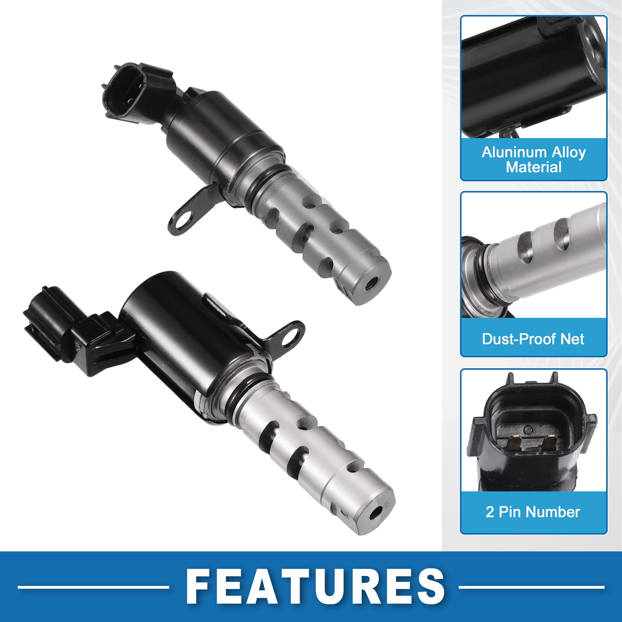 Engine Variable Valve Timing VVT Solenoid No.243752G100 for Hyundai Santa Fe 2010-2011 (Set of 2)