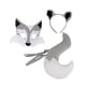 thumbnail image 3 of Conjunto de máscara y diadema de cola de para disfraces y juegos de rol de Halloween y festivales., 3 of 9
