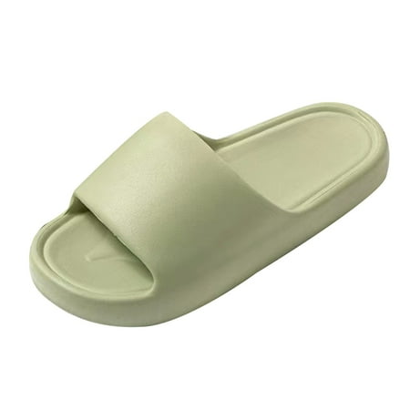 OJSFQUFP Womens Comfort Sandals Slipper for Men and Women Indoor Plus Size Slides Bathroom Sandals Shower Slippers for Women Shoes for Elderly Women Green 40