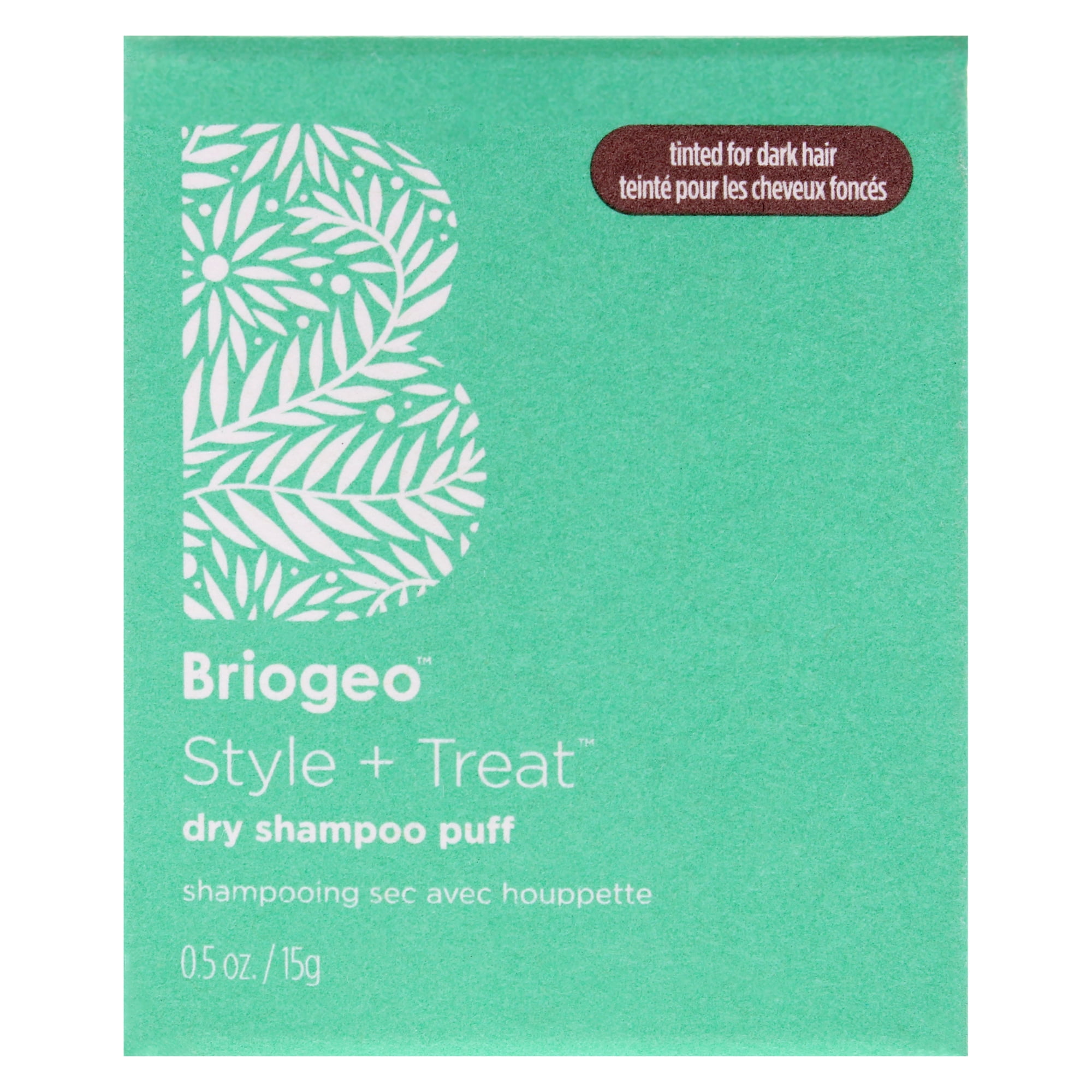Briogeo Style Plus Treat Dry Shampoo Puff Mattifying Powder - Tinted , 0.5 oz Dry Shampoo