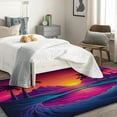 thumbnail image 4 of Vaporwave Rug 5x7 Area Rugs for Bedroom Living Room, Neon Area Rug, Retrowave Synthwave Carpet Machine Washable Non-Slip Large Rug, Soft Low Pile Area Rug, Indoor Decorative Rug la&137, 4 of 7