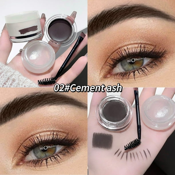 Pisexur Belleza Maquillaje Set de crema y pegamento para cejas: crea cejas tridimensionalespara mujeres y hombres