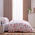 thumbnail image 3 of Floral Duvet Cover Set Peach Blossom Twin, 3 of 8