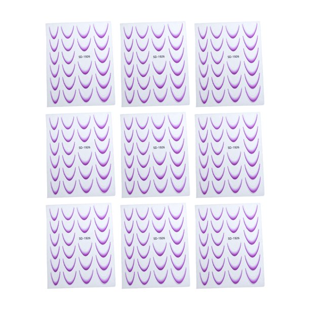 Seitruly 9x accesorios autoadhesivos para uñas elegantes, más pegatinas para uñas Juegos de manicura mil novecientos veintiséis